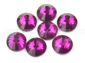 celobroušené hot-fix kameny Premium barva 218 Fuchsia /výrazná růžová, velikost SS30, balení 144ks, 720ks nebo 1440ks