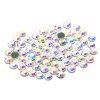 hot-fix kameny barva 201 AB Crystal /stříbrná s duhovým efektem, velikost SS10, balení 144ks, 720ks, 1440ks
