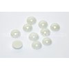 hot fix perla nažehlovací kámen na textil barva krémově bílá velikost 8mm