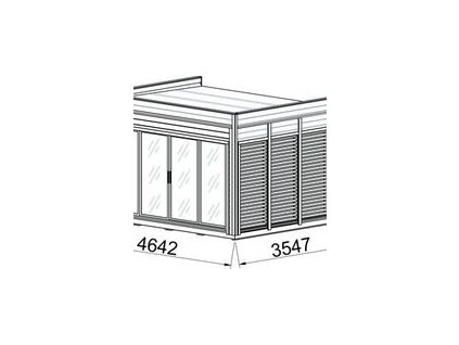 Modulární sauna domek 3x4m 123 220