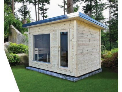 Moderní sauna 2,3x3,4m 123 231