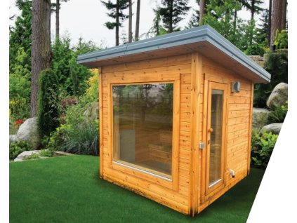 Moderní sauna 2,3x2,3m 123 233