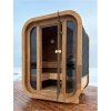 Mini square sauna thermo open door 500x500
