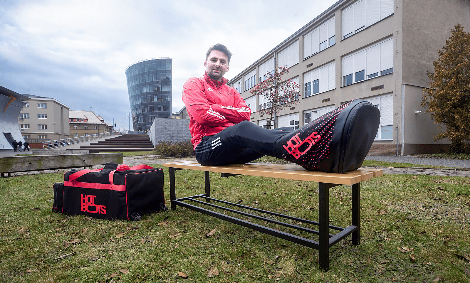 Slovan Liberec footballers will test Hot Boots warm leg warmers