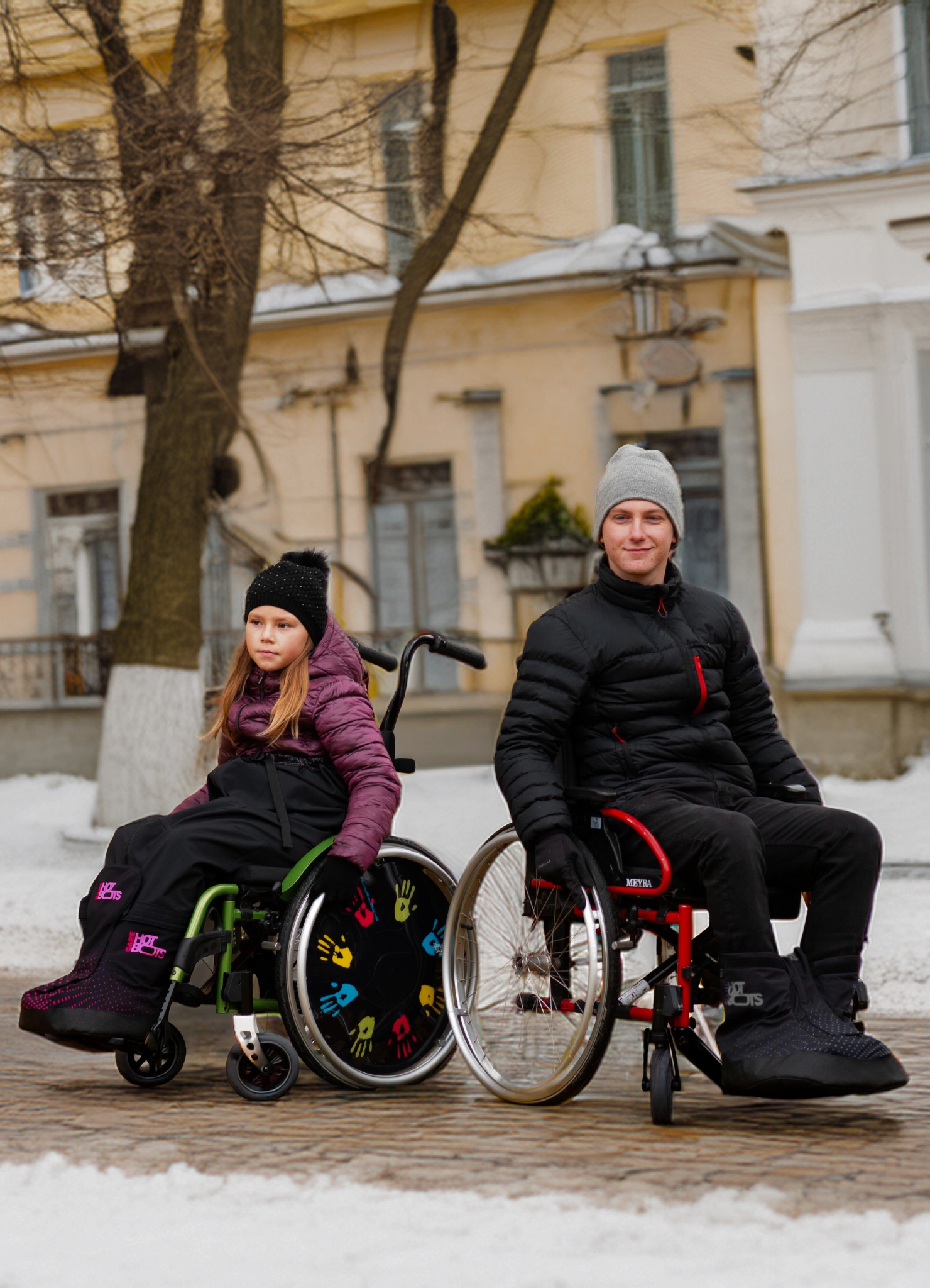 Vyhřívané vaky Hotboots Care pro vozíčkáře