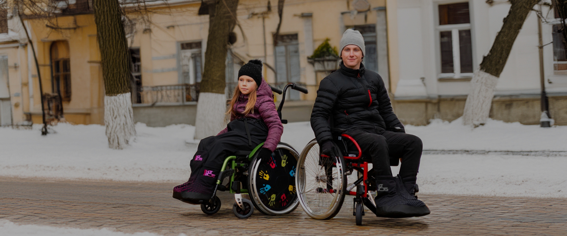 Heated Hotboots Care bags for wheelchair users