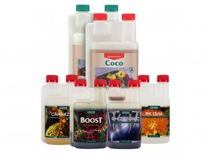 hotchilli.cz, CANNA Coco Starter Pack 250ml / 1l, canna, hnojiva, hnojivo, hydroponický systém, hnojivo na travu, canna hnojivo, Bohatší úroda CANNA, nejlepší hnojivo, bio hnojivo, přírodní hnojivo