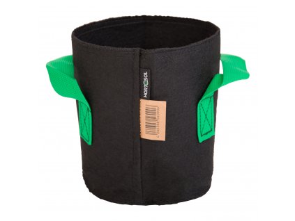 3 Liter Fabric pot black green 15x17cm 2 (1)