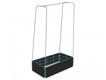 120040 mini grow bed con estructura metalica