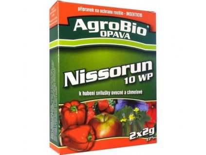 AgroBio Nissorun 10 WP - k hubení škodlivého savého a žravého hmyzu