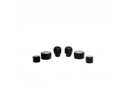 Qnubu Silicone Rosin California Black Edition, silikonové pouzdro 6 ks