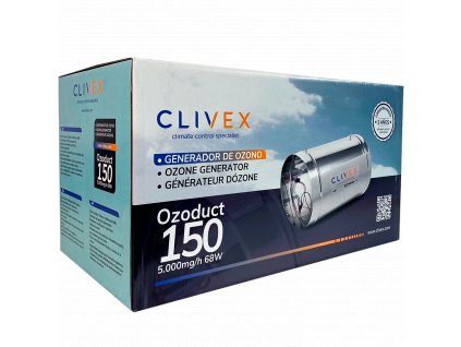 Ozonér Clivex Ozoduct 150mm, 5000mg/h