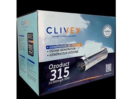 Ozonér Clivex Ozoduct 315mm, 15000mg/h