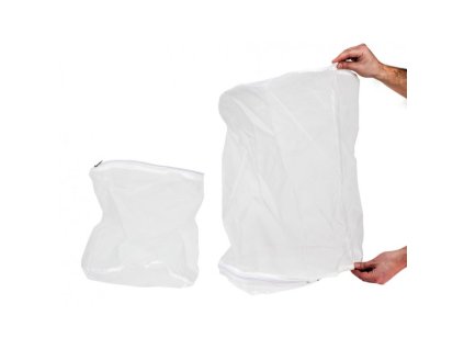 Poppins Lab Chocolizer - síťovaný prací pytlík na zip - 220 mikronů - 76l