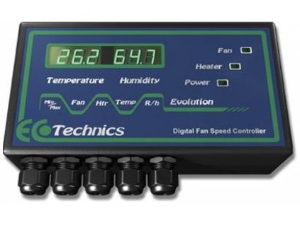 Ecotechnics Evolution Digitální regulátor otáček (max zátěž 2×6 A)