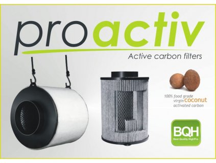 Kokosový filtr ProActiv - 250m3/h - Ø100mm