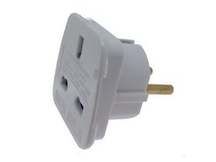 Adaptér UK - Síťová přechodka z UK na ČR zásuvku - různé barvy