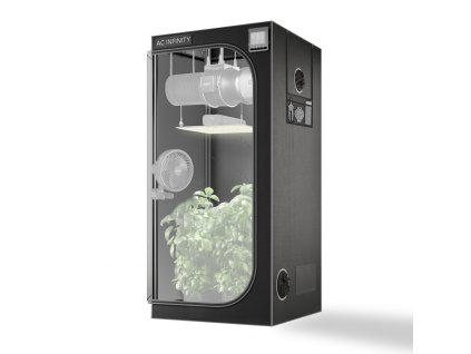 AC Infinity CLOUDLAB 722, Advance Grow Tent 2x2, 2000D Diamond Mylar Canvas, 60x60x180 cm