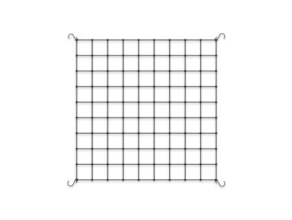 AC Infinity Grow Tent Trellis Netting, Flexible Elastic Cords, 90x90cm