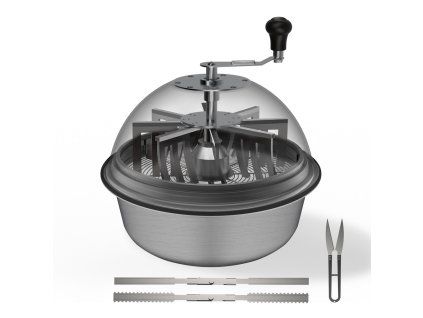 AC Infinity Bud Bowl Trimmer 40cm, Twist Spin Cut with Clear Visibility Dome
