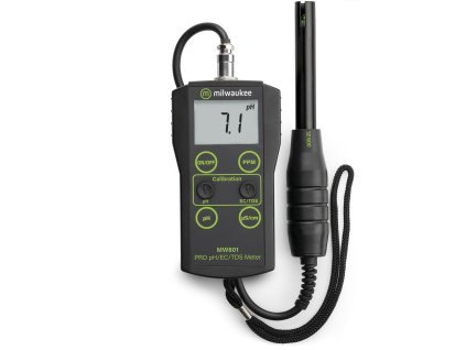 Milwaukee MW801 PRO 3-in-1 Low Range pH, EC, TDS Combo Meter with ATC