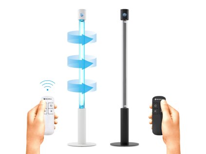 BactoSfera UV-C Sanitizer Light - 360° 25 ECO + RC-TIMER, White