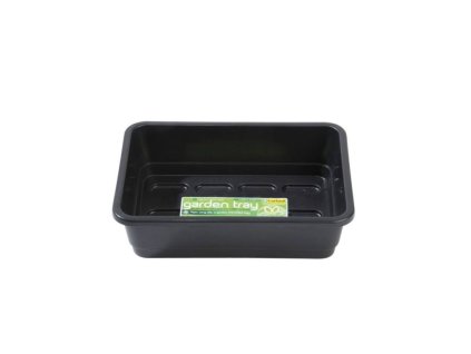 13455 garland mini garden tray black 23x17x6 cm plastova miska cerna