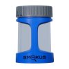 Vzduchotěsná dóza s lupou Smokus Focus, šroubovací víko - modrá/šedá