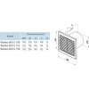 Koupelnový ventilátor Winflex VKO 100S mm - 105m3/h