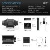 AC Infinity Air Filtration Kit PRO 100mm, Inline Fan with Smart Controller, Carbon Filter & Ducting Combo