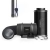 AC Infinity Air Filtration Kit PRO 200mm, Inline Fan with Smart Controller, Carbon Filter & Ducting Combo