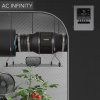 AC Infinity CLOUDLINE T6, Quiet Inline Duct Fan System with Temperature and Humidity Controller, 150mm