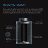 AC Infinity Refillable Carbon Filter Kit, with charcoal refill, 150mm