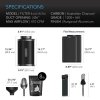 AC Infinity Refillable Carbon Filter Kit, with charcoal refill, 150mm
