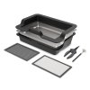 AC Infinity Large Trim Tray System, 3-Tray & 2-Screen Kit, Interchangeable and Ergonomic Design