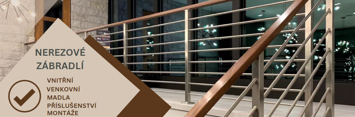 Nerezové zábradlí