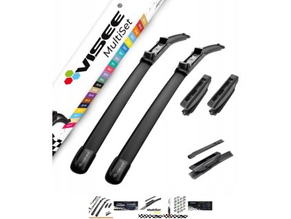 Stěrače Toyota Avensis (01/2003-11/2008) Visee MultiSet SV-U 600+400