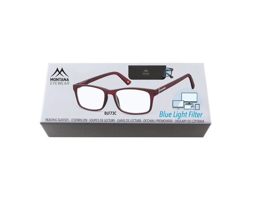MONTANA EYEWEAR Brýle na počítač BLF BOX 73C +3,50