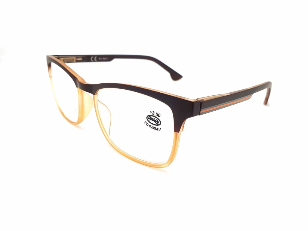 Dioptrické brýle SV2050/ +3,50 s flexem orange