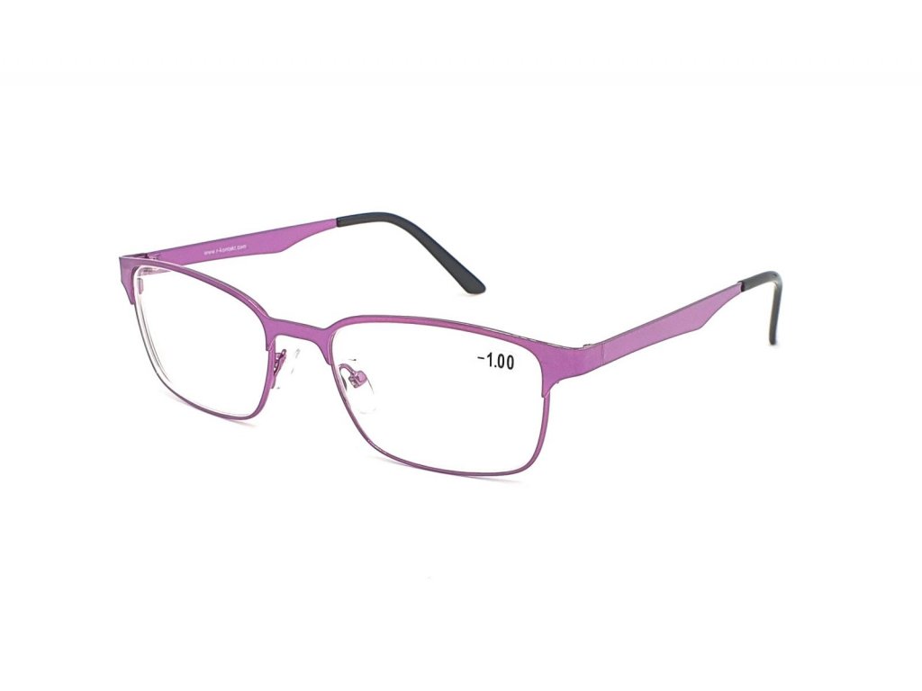 Dioptrické brýle V3056 / -4,00 violet