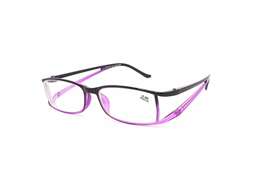 Dioptrické brýle M2200 / -2,00 black/violet