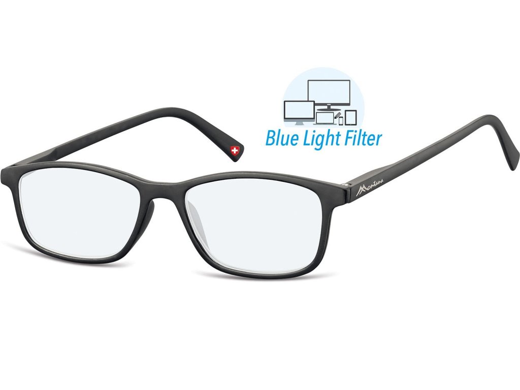 MONTANA EYEWEAR Slim dioptrické brýle na počítač BLF51 +1,50 Flex