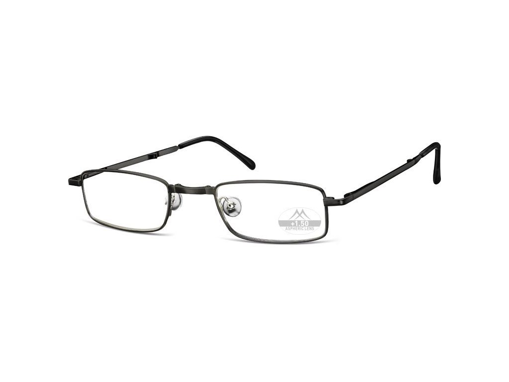 MONTANA EYEWEAR SKLÁDACÍ dioptrické brýle RF25B BLACK+2,00