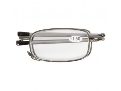 SKLÁDACÍ dioptrické brýle MINI 62-64  SILVER +3,00
