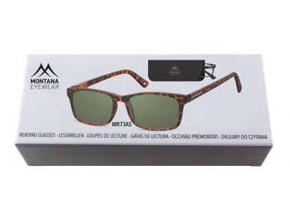 MONTANA EYEWEAR Dioptrické brýle BOX73AS +2,50 ZATMAVENÉ ČOČKY