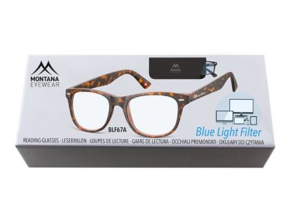 MONTANA EYEWEAR Brýle na počítač BLF BOX 67A bez dioptrií