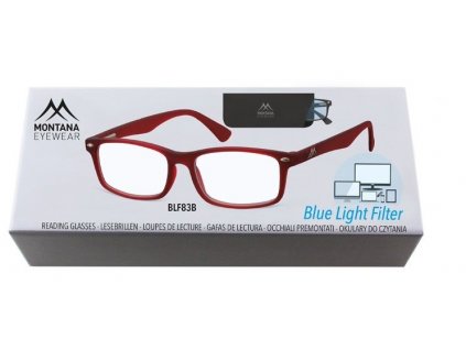 MONTANA EYEWEAR Brýle na počítač BLF BOX 83B s dioptrií +3,00