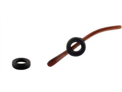 Protiskluzové silikonové nástavce (fixator) na brýle 2ks černý