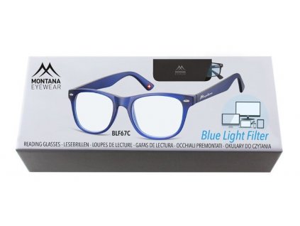 MONTANA EYEWEAR Brýle na počítač BLF BOX 67C +2,50