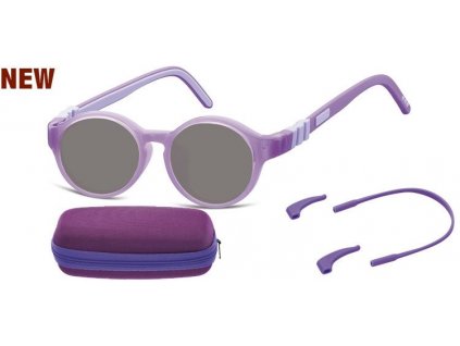 SUNOPTIC Dětské  sluneční brýle (6-8let) flexibilní SK7 obroučky+ příslušenství + pouzdro